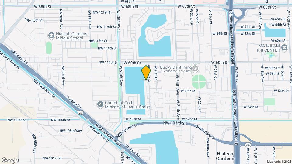 5736 W 26th Ave Mapa y Detalles de la Ubicación
