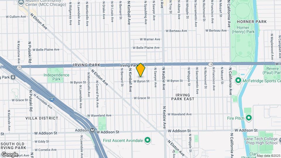 3905 N Christiana Ave Map and Location Details