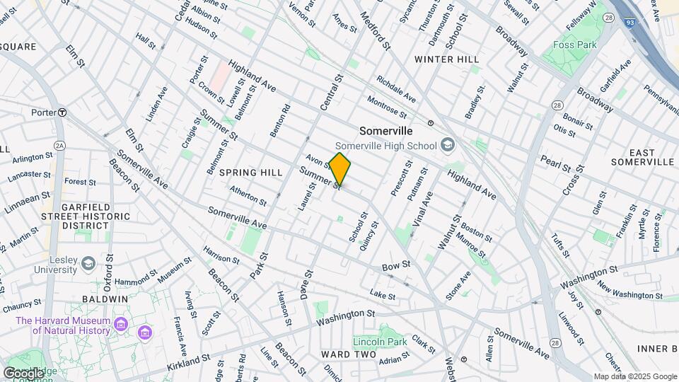 106 Summer St, Unit 3 Map and Location Details