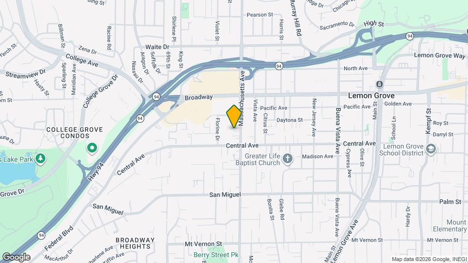 3168 Massachusetts Ave Map and Location Details