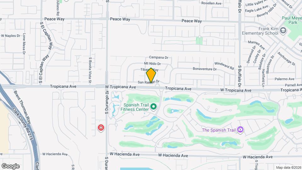 8327 San Ramon Dr Map and Location Details