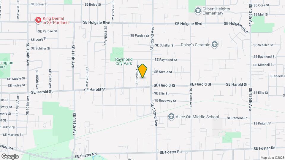 5407 SE 121st Ave Map and Location Details