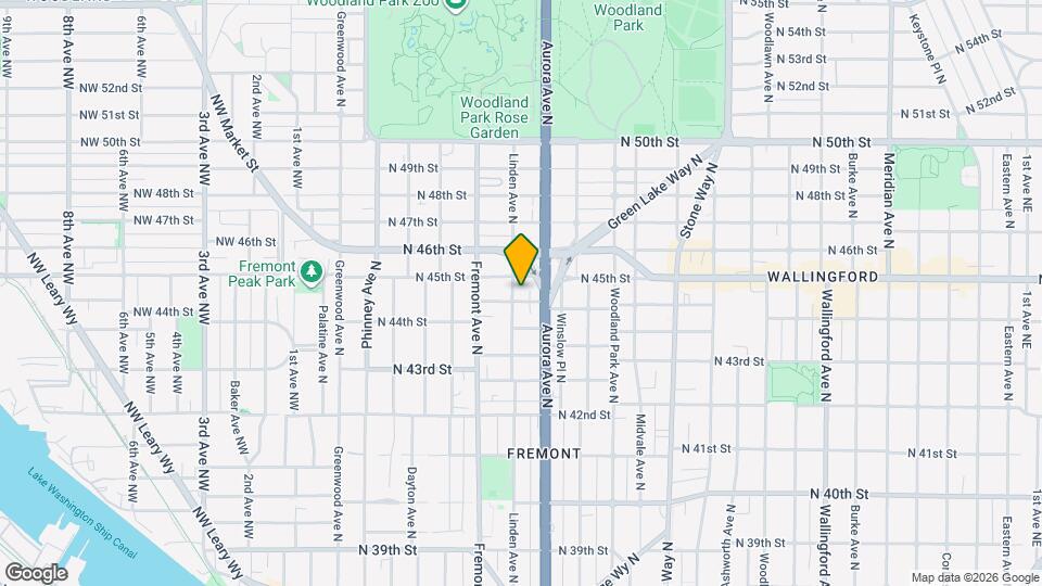 800 N Allen Pl, Unit #204 Mapa y Detalles de la Ubicación