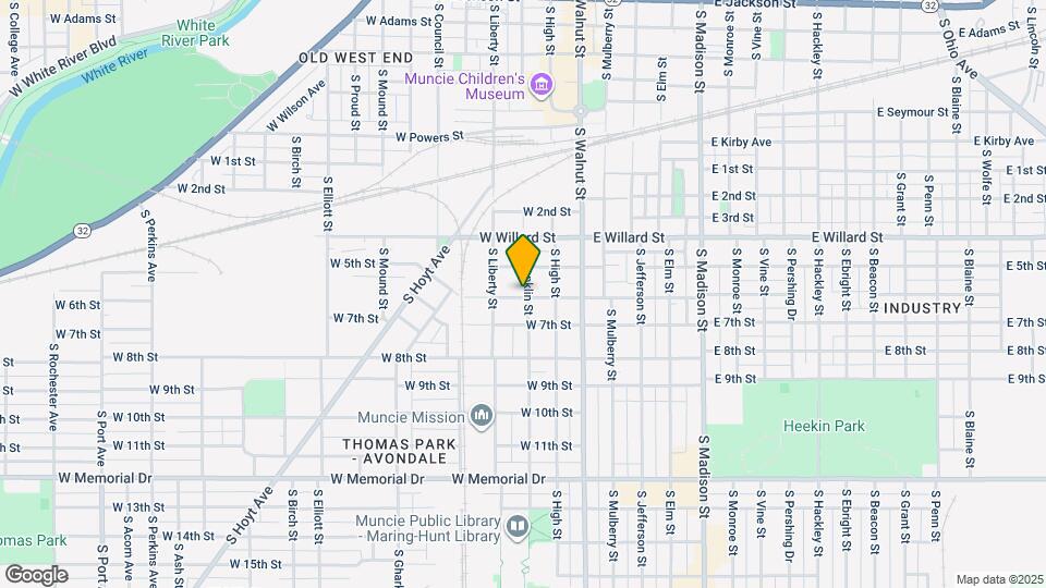 304 W 6th St Map and Location Details