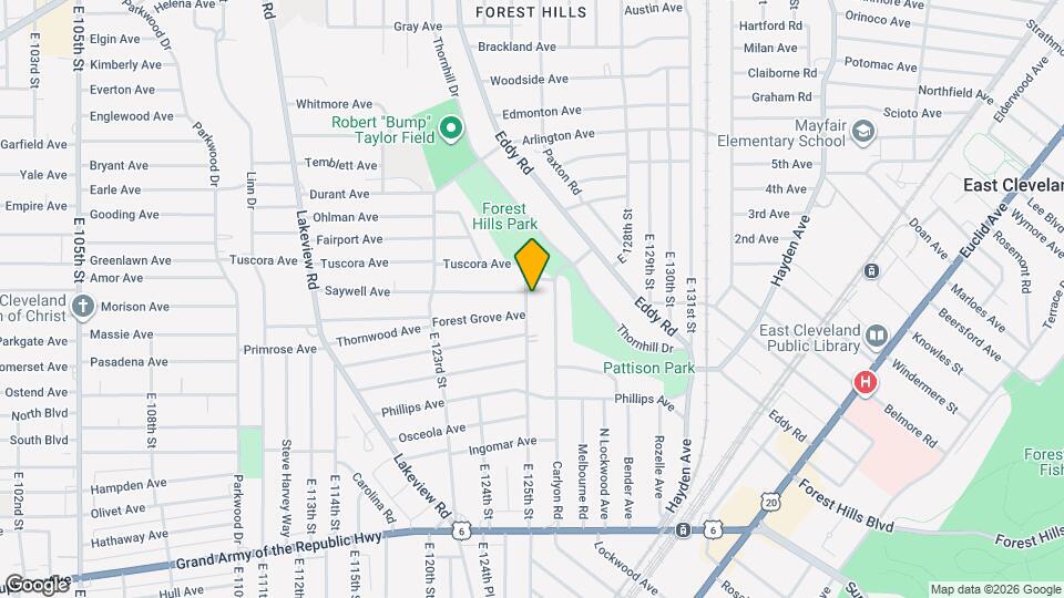 1055 E 125th St Map and Location Details