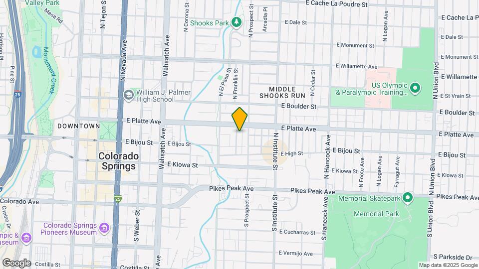 239 N Franklin St Map and Location Details