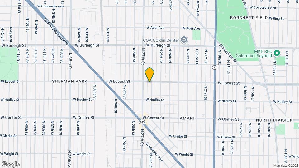 2873-2875-2875 N 26th St Map and Location Details