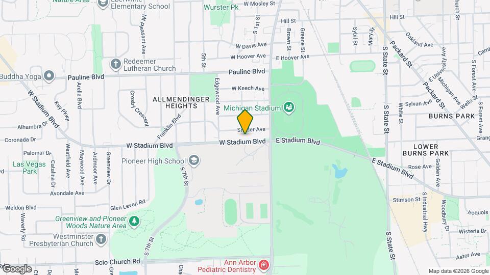 422 W Stadium Blvd Mapa y Detalles de la Ubicación