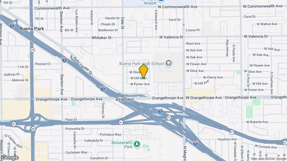 4218 W Hill Ave Map and Location Details
