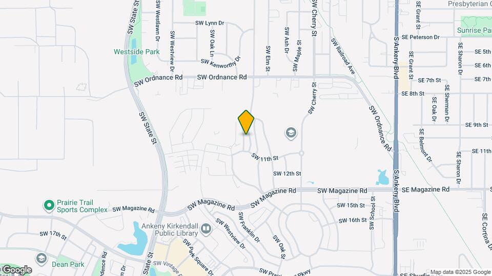 1012 SW Des Moines St Map and Location Details