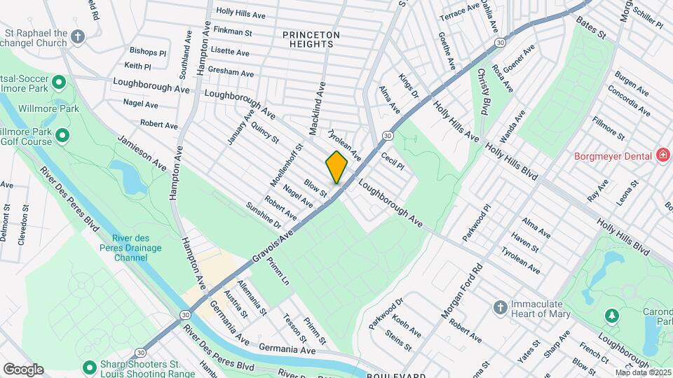 6937 Gravois Ave Mapa y Detalles de la Ubicación