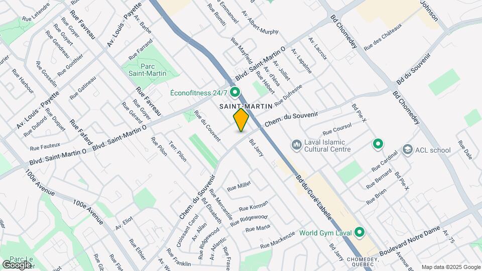 3967 Du Souvenir Ch Map and Location Details