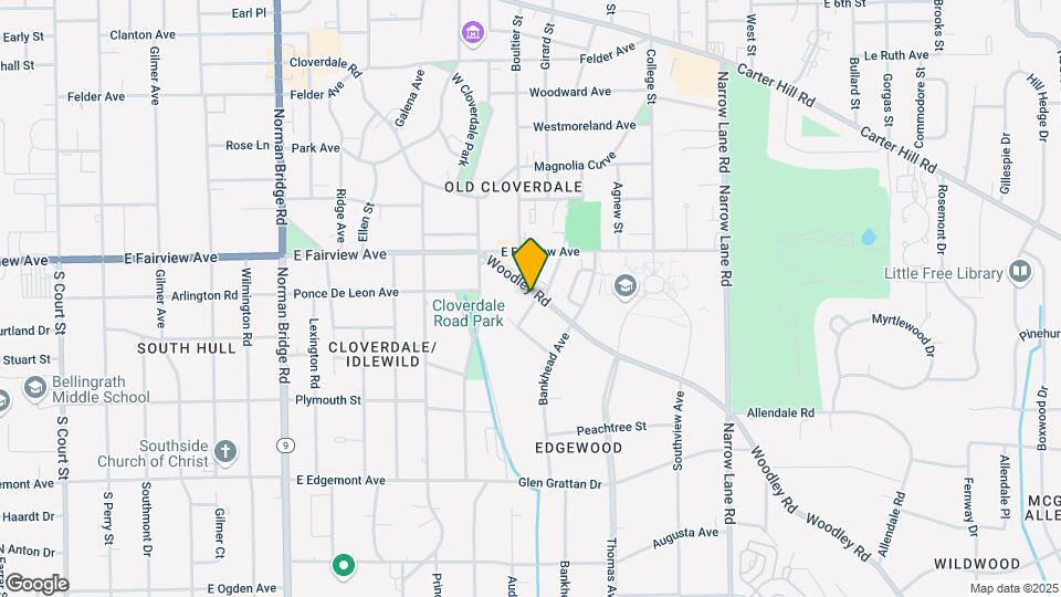 3110 Woodley Ter Map and Location Details