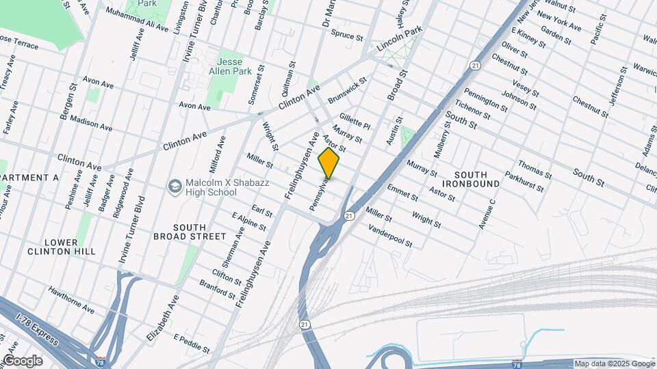 147 1/2 Pennsylvania Ave Map and Location Details
