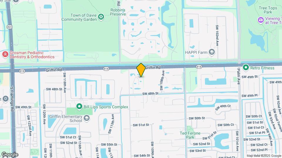 4725 SW 109th Terrace Map and Location Details