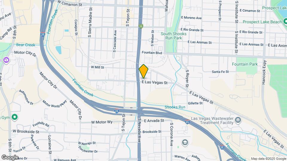 216 E Las Vegas St Mapa y Detalles de la Ubicación