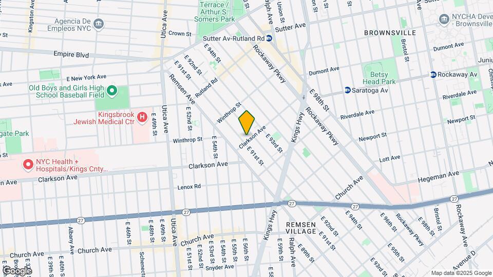 1011 Clarkson Ave Mapa y Detalles de la Ubicación