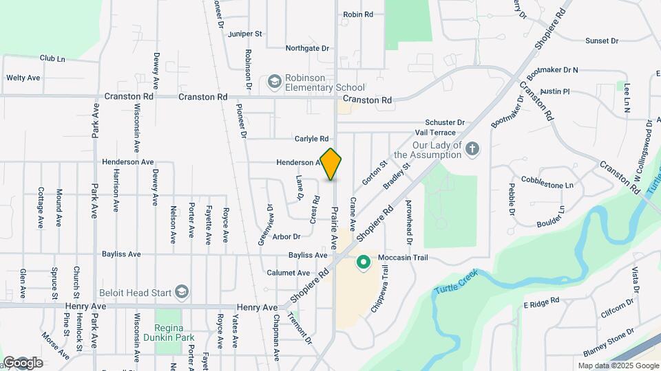 2016 Prairie Ave Map and Location Details