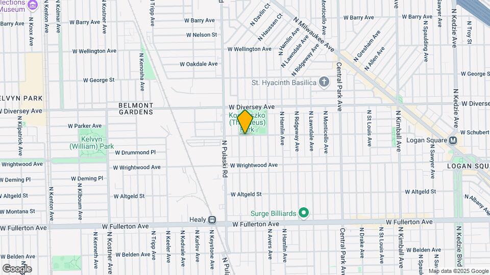 3915 W Schubert Ave Mapa y Detalles de la Ubicación