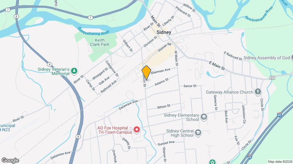 39 Union St Apartments and Nearby Sidney Apartments For Rent Sidney, NY