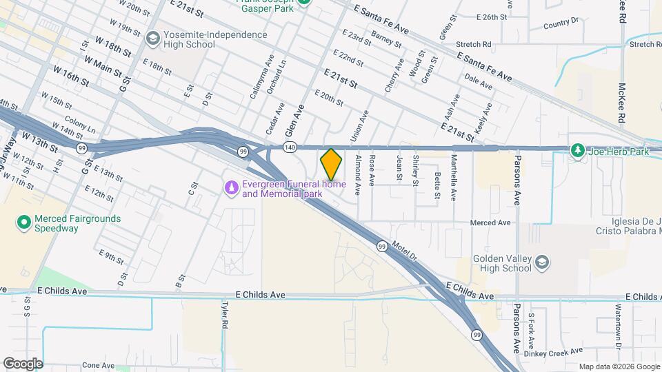 1650 Laurel Ave Map and Location Details