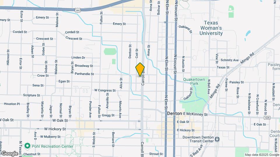 711 N Carroll Blvd Map and Location Details
