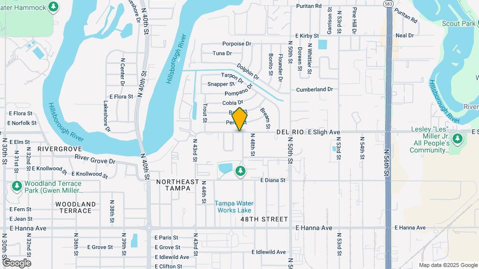 6816 N 47th St Map and Location Details