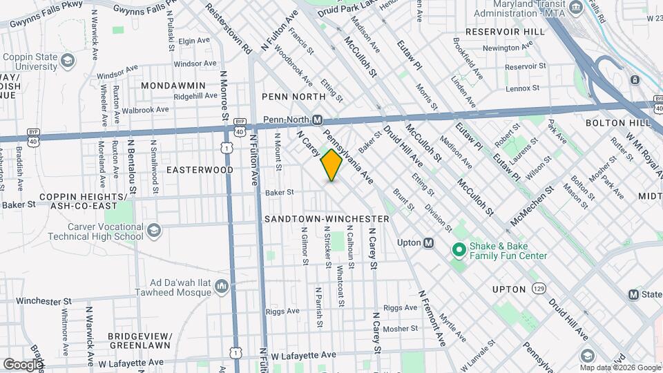 1562 N Woodyear St Map and Location Details