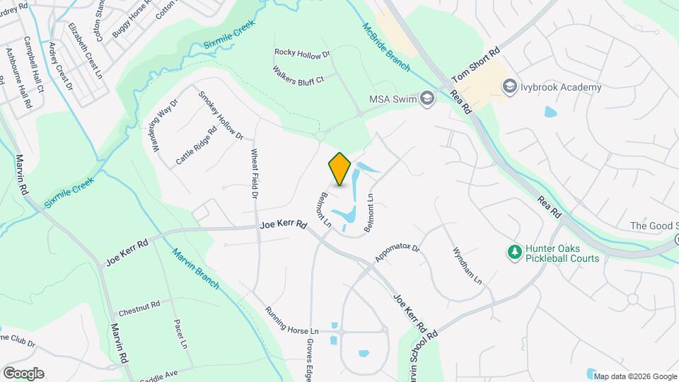 405 Pondview Ct Map and Location Details