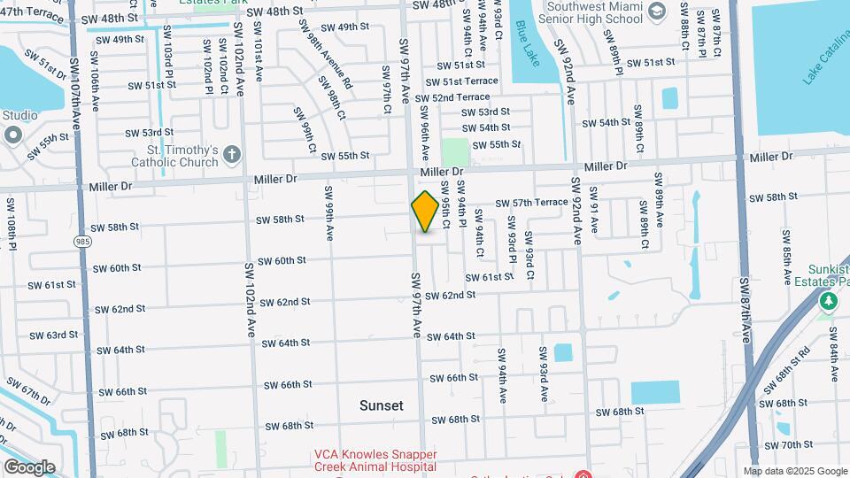 9611 SW 59th Terrace Map and Location Details