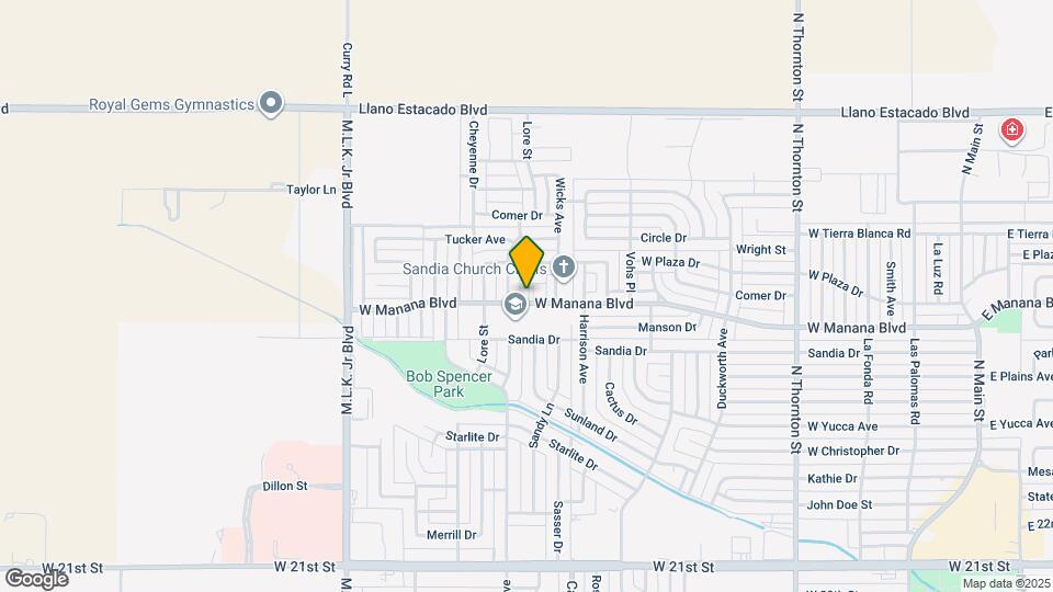 1220 W Manana Blvd Map and Location Details