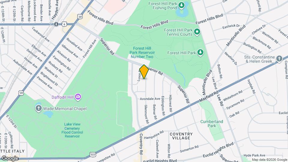 1548 Glenmont Rd Mapa y Detalles de la Ubicación