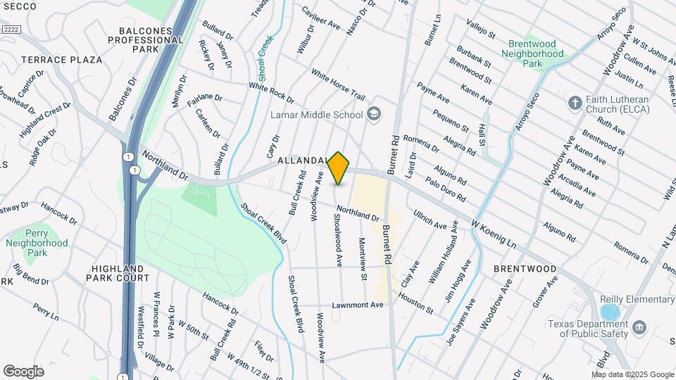 5707 Shoalwood Ave Map and Location Details