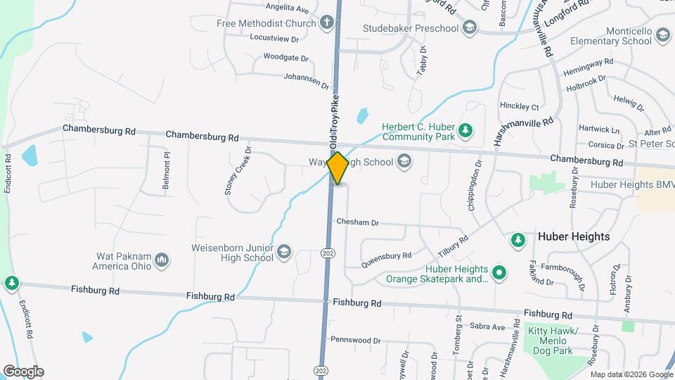 6282 Old Troy Pike Map and Location Details