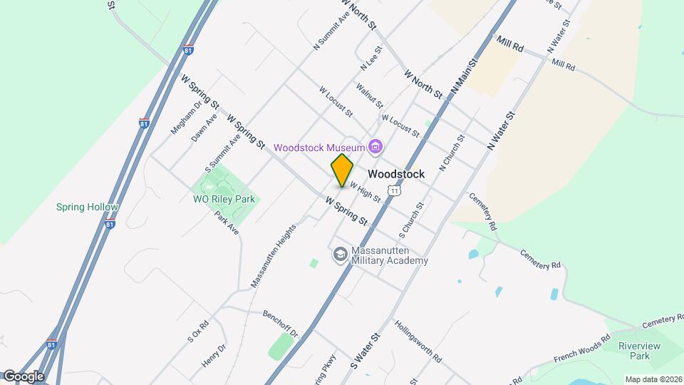 215 S Commerce St Map and Location Details