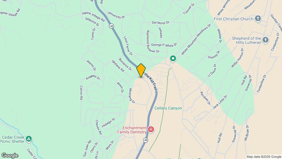 129 Bonanza Dr Map and Location Details