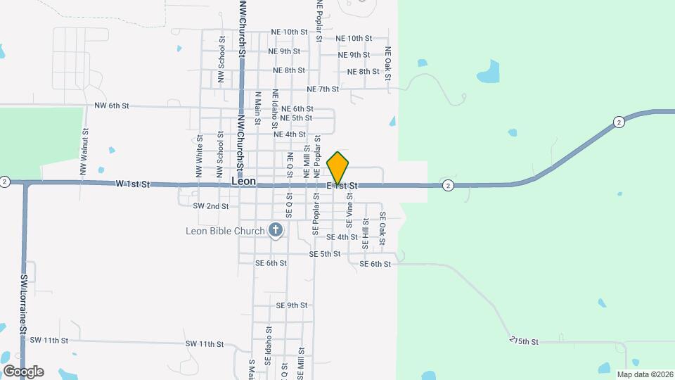 603 E 1st St Map and Location Details