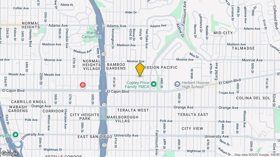 4380 Van Dyke Ave Mapa y Detalles de la Ubicación