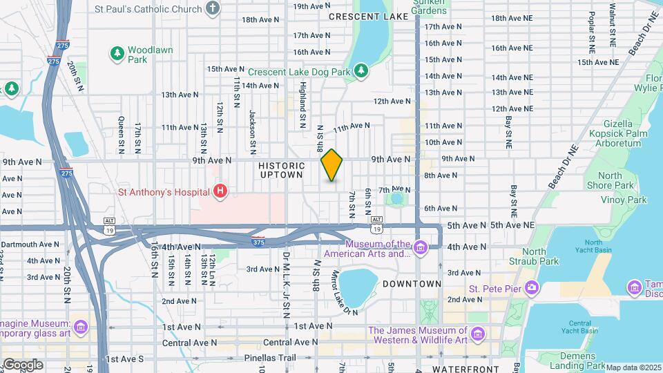 708 Grove St N Map and Location Details