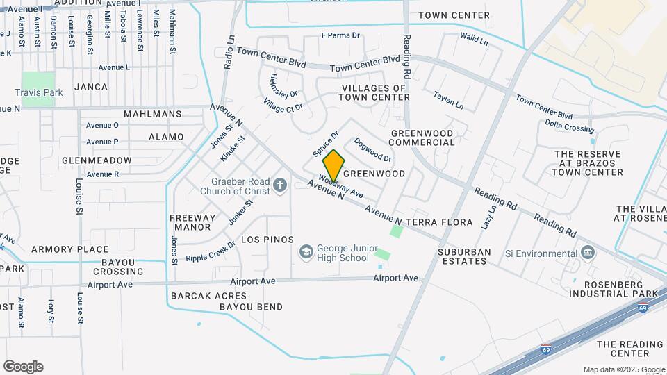 4704 Woodway Ave Map and Location Details