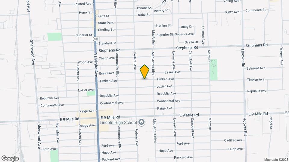 8468 Timken Ave Map and Location Details