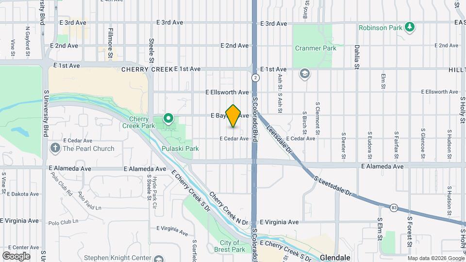 170 S Jackson St, Unit 170 S. Jackson Apt. 205 Map and Location Details
