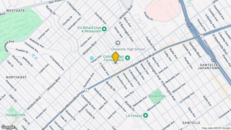 1437 Armacost Ave Map and Location Details