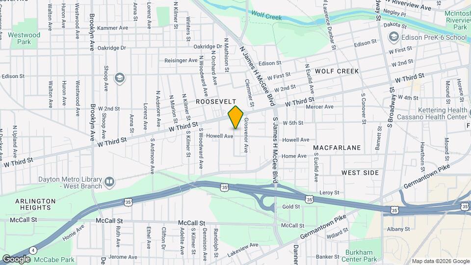 42 S Mathison St Map and Location Details