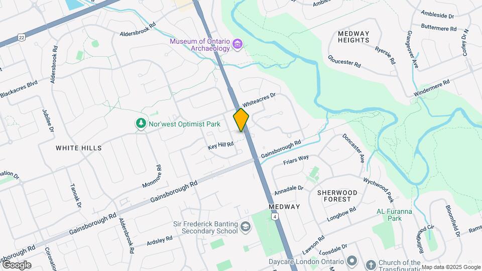 1401 Wonderland Rd N Map and Location Details