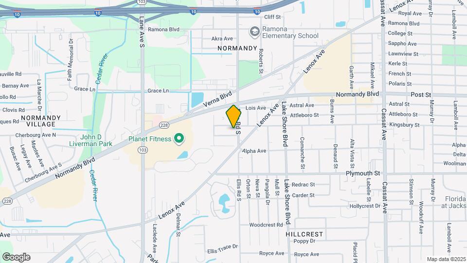 1110 Ellis Rd S Map and Location Details