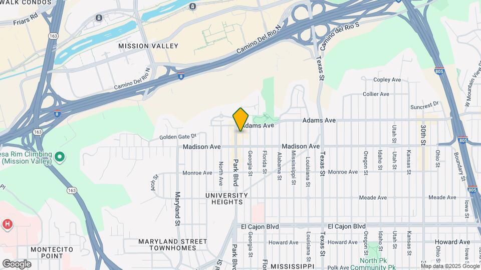 4637-4645 Park Blvd Map and Location Details