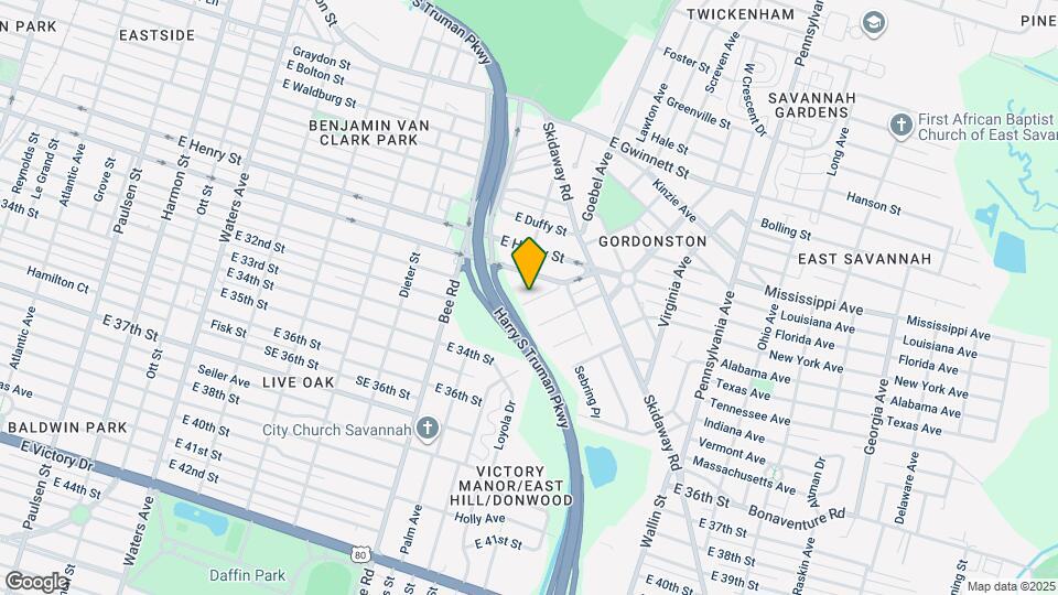 1704 E 31st St Map and Location Details