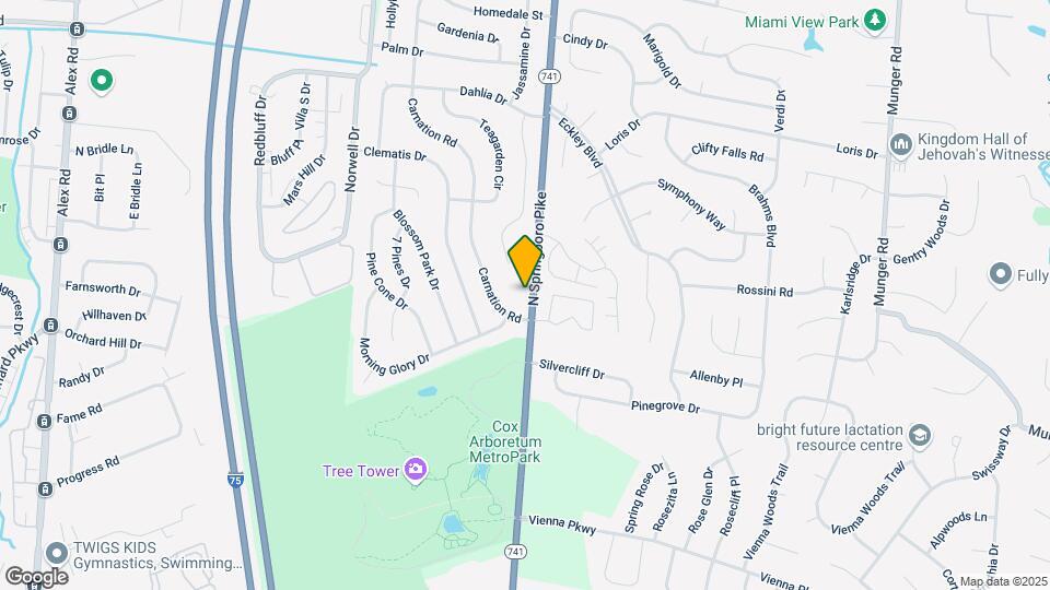 6411 Springboro Pike Map and Location Details