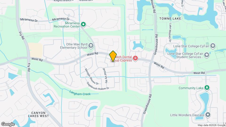 9011 Bright Harbor Dr Map and Location Details